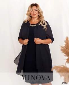 Платье 15-02-синий Minova