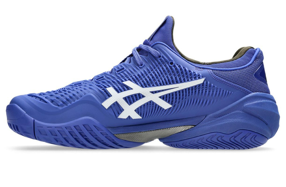 Мужские кроссовки теннисные Asics Court FF 3 - тёмно-кобальтовый/белый