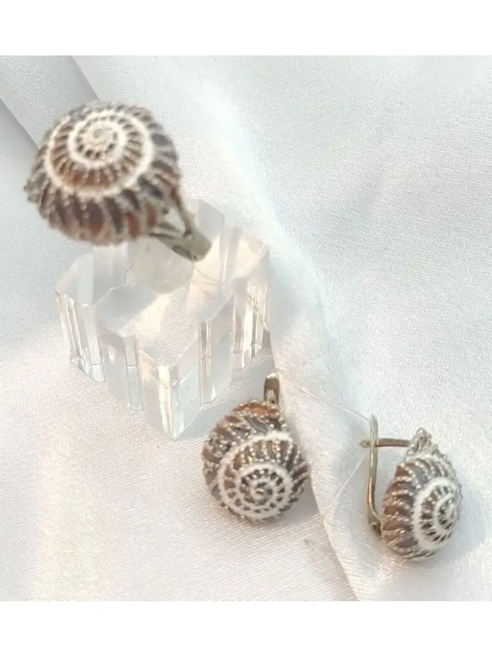 Кольцо серебро 925 эмаль