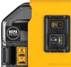 Аккумуляторный строительный пылесос DEWALT DWH161N, 18 В, 0.21 л, без АКБ и ЗУ