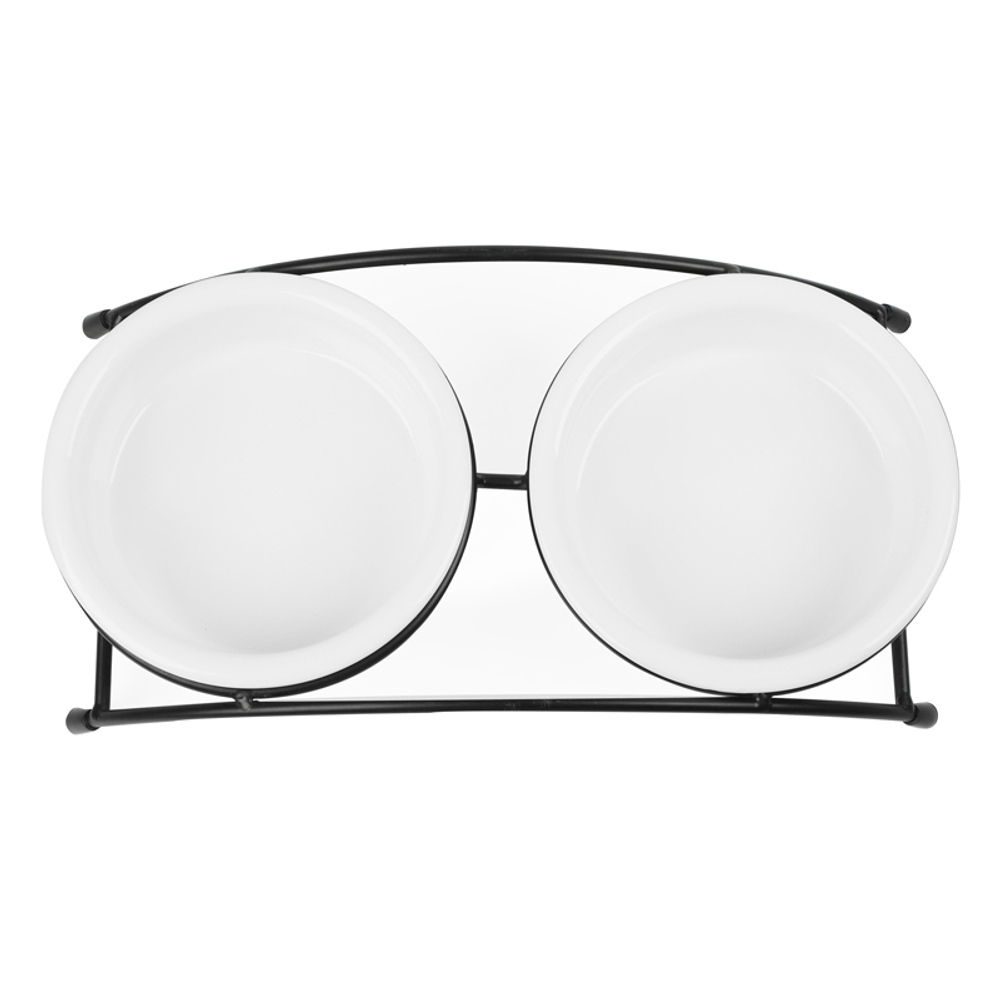 Миска керамическая на подставке "Сканди", 2*0,25л, Triol