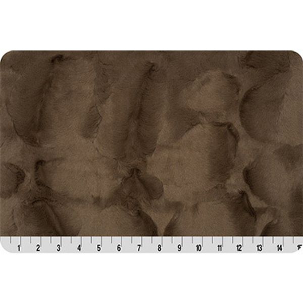 Плюш (ткань) Peppy HIDE Cuddle 420 г/м², 48х48 см, truffle