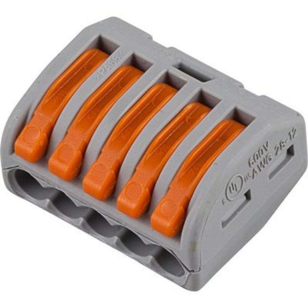 Клемма соединительная  WAGO222-415 (2,5мм2) (5 провода)