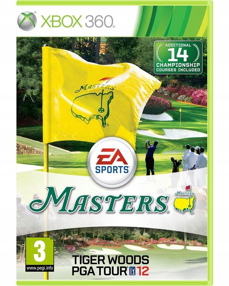 Masters Tiger Woods PGA tour 12 Xbox 360 Б/У