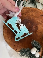 Новогодняя елочная игрушка Коньки