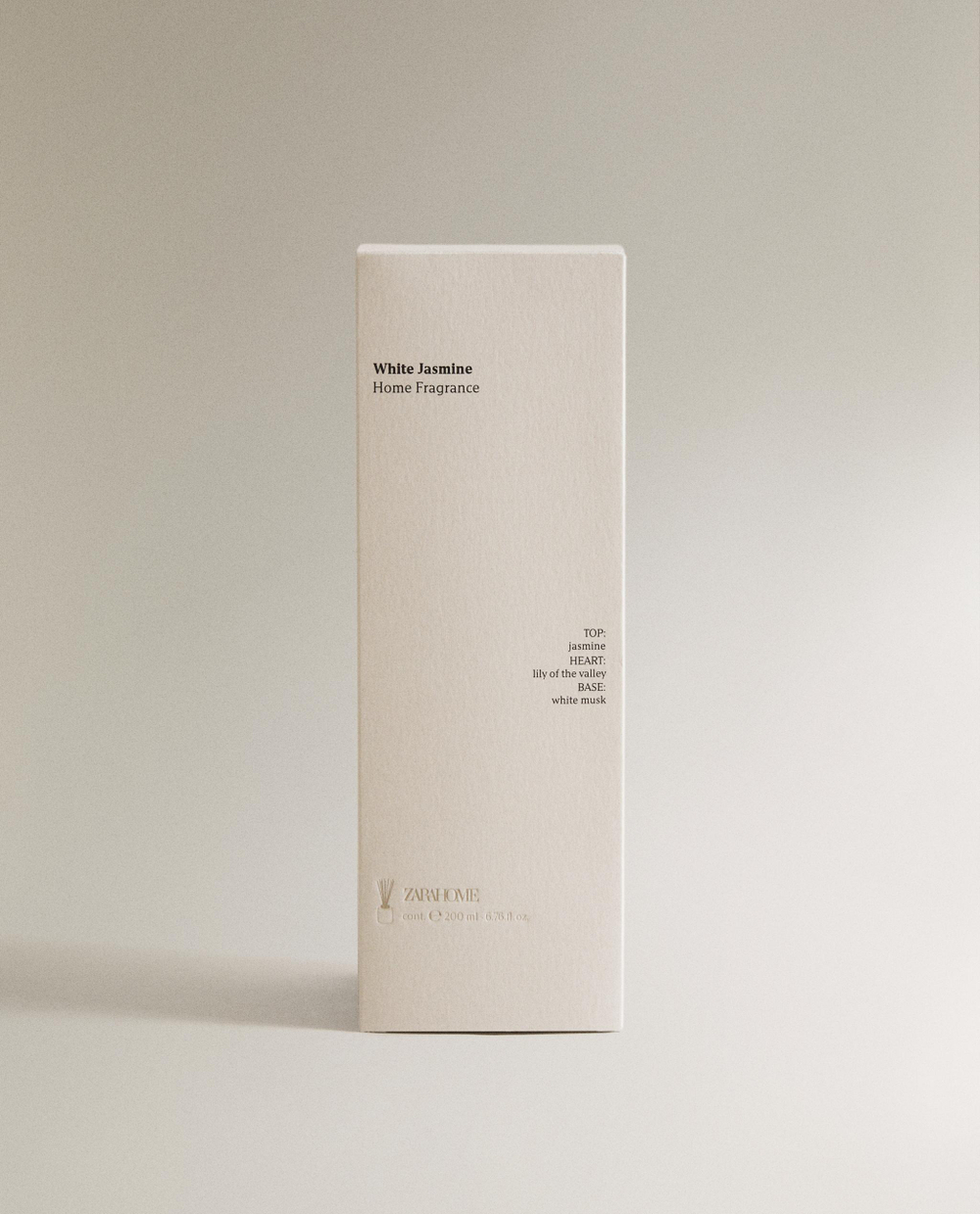 Zara Home Аромадиффузор White Jasmine 200 мл, тростниковые палочки микадо, аромат цветочный, Розовый