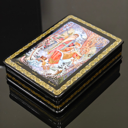 Шкатулка с росписью Холуй "Морозко"