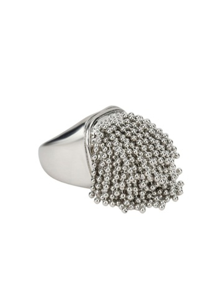 Кольцо "Нери" цвет - серебро