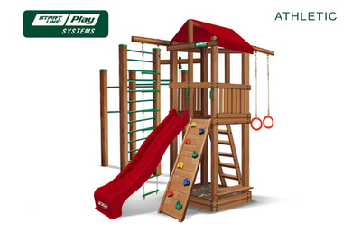 Детский городок ATHLETIC премиум Кедр (green)