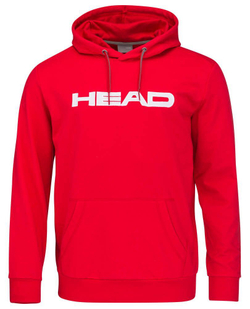 Мужская теннисная кофта Head Club Byron Hoodie M - red