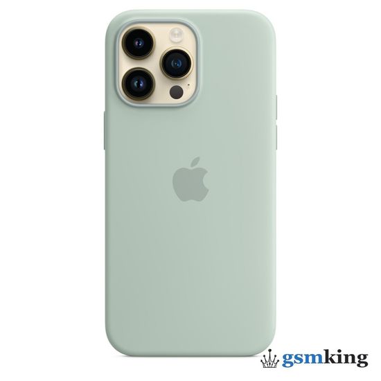 Apple Silicone Case with MagSafe iPhone 14 Pro Max Succulent (Зелёный) MPTY3ZM/A