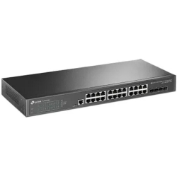 Коммутатор TP-Link SG3428X Управляемый коммутатор JetStream уровня 2+ с 24 гигабитными портами RJ45 и 4 портами SFP+