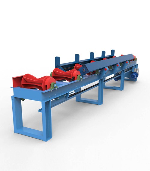 Рольганг-кантователь для бревен