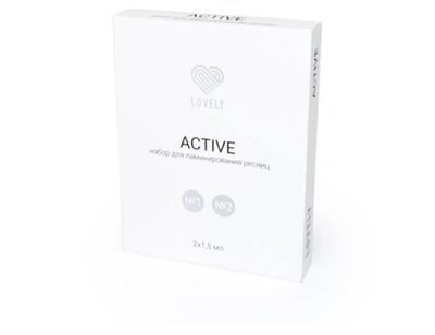 Набор составов для ламинирования ресниц ACTIVE ONE Lovely, 2 шт *1,5 мл