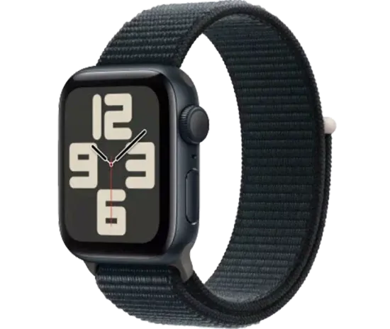 Apple Watch SE 2023, 40 мм черный , текстильный ремешок