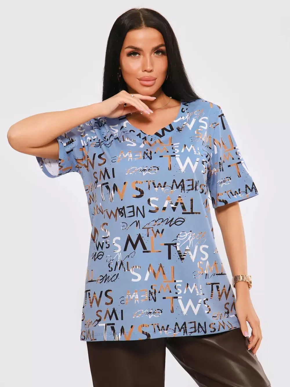 Футболка женская большие размеры