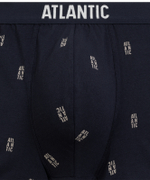 Мужские трусы шорты Atlantic, набор из 3 шт., хлопок, деним + темно-синие + темно-серые, 3MH-227