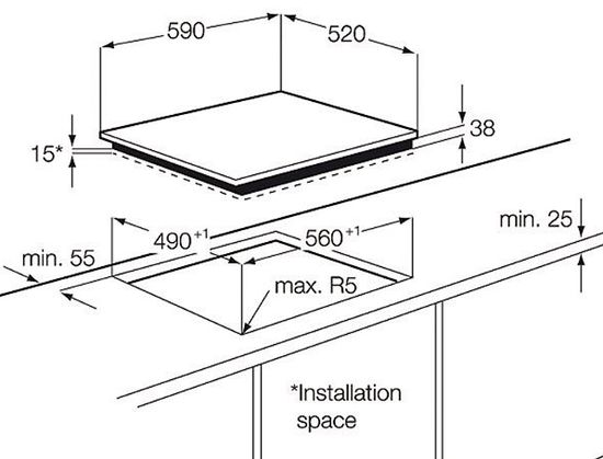 Электрическая варочная панель Electrolux CPE 644 RBC