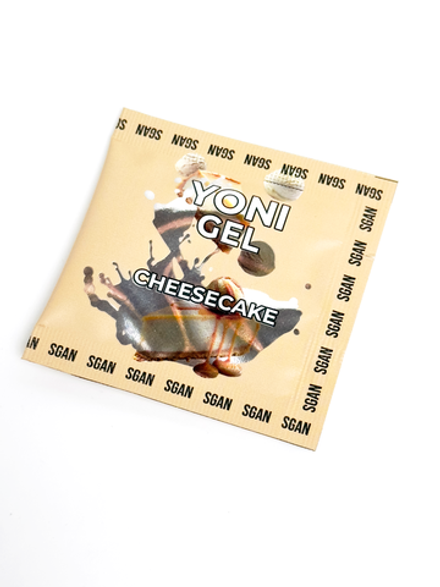 САШЕ Лубрикант для орального секса SGAN YONI GEL со вкусом чизкейка, 5 мл