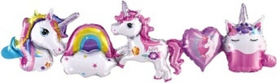 Шар Гирлянда Фигура, "Волшебные Единороги", 104 см