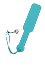 Голубой кожаный пэддл - 37 см. (Цвет: голубой)