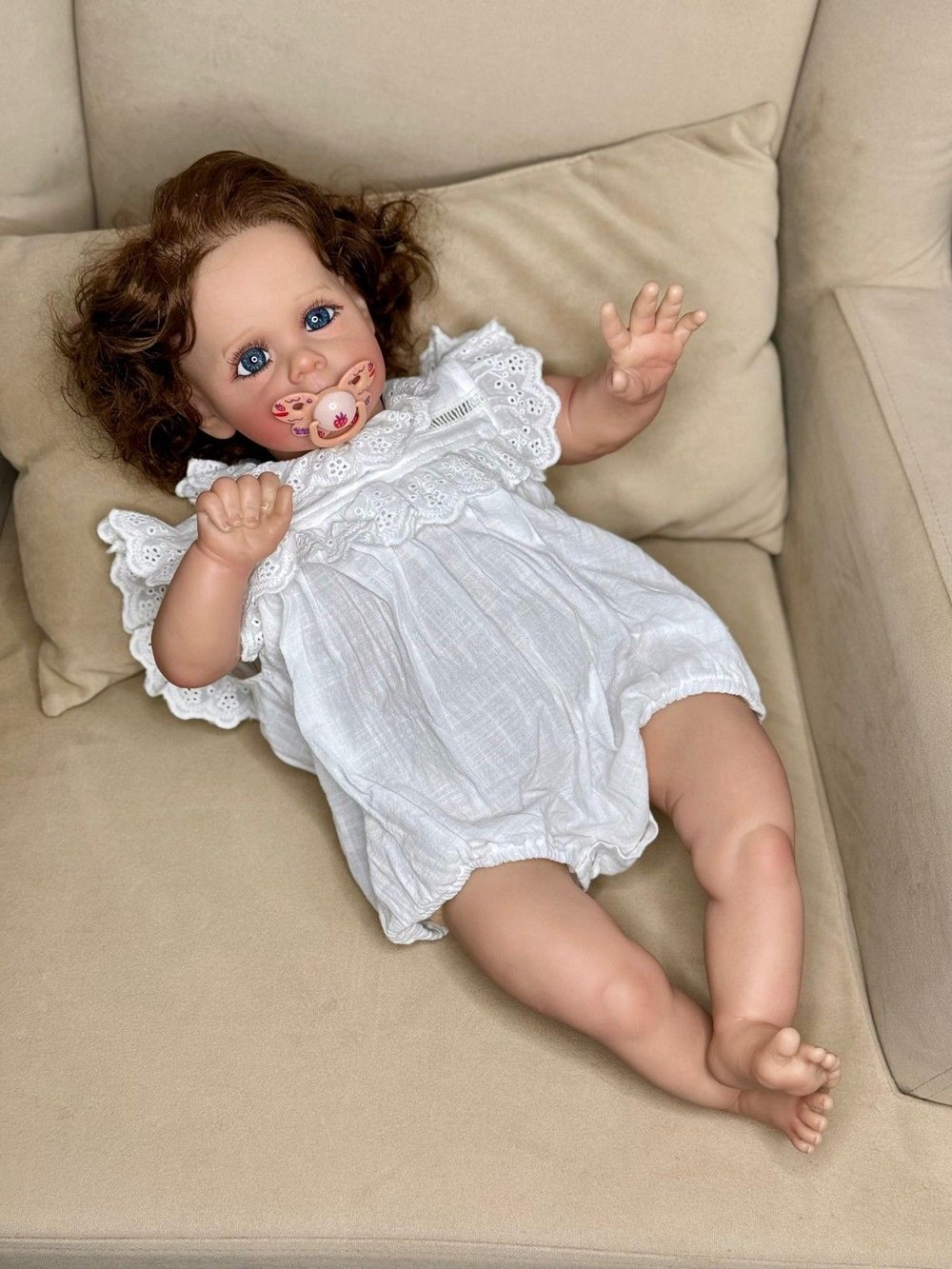 Кукла Реборн мягконабивная 60см (FA-596A1)