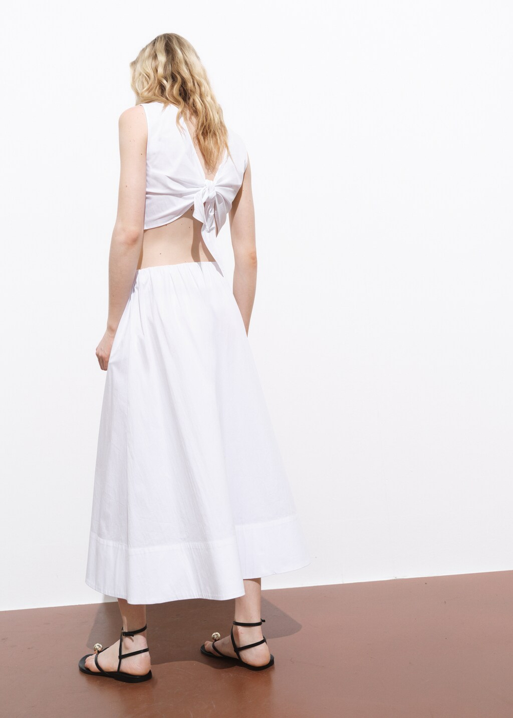 Хлопковая юбка-колокол