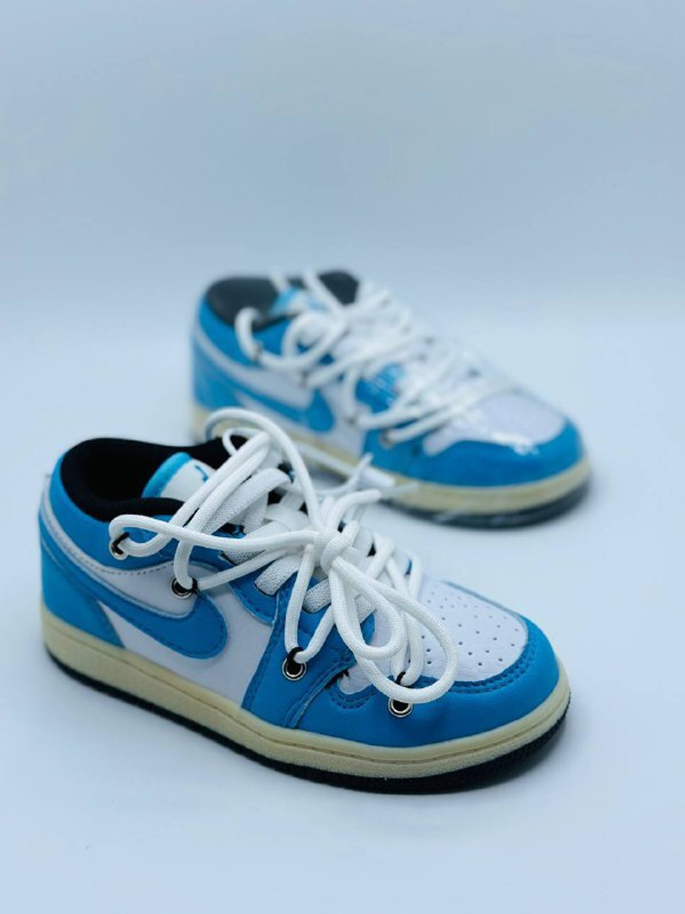 Детские кожаные кроссовки Nike Off White