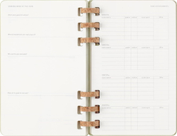 Еженедельник Moleskine ACADEMIC SPIRAL (DHSPK5212AMWH3) Large 150х210мм 200стр кремовые страницы спираль киви