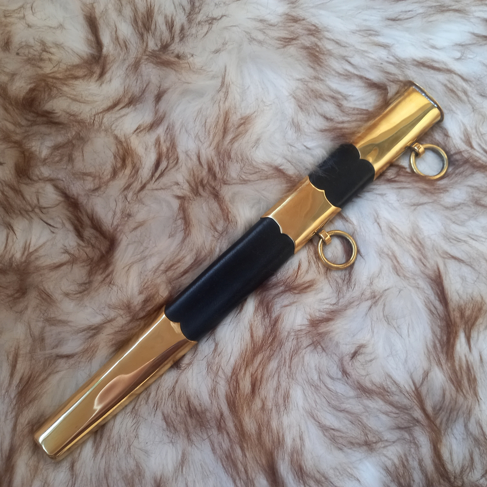 Кортик офицерский Аннинско-Георгиевский, рукоять латунь, образца 1858 г.