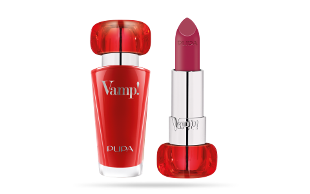 Pupa Помада для губ Vamp!, тон №201, Темная вишня, 3,5 гр