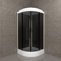 Душевая кабина Triton Грэй А 90x90 (черный)