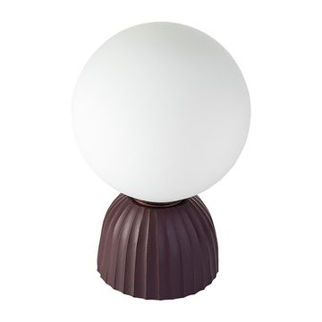 Лампа настольная Texture D20х29 см, вишневая