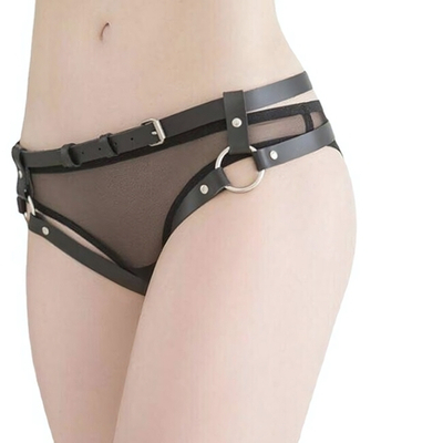 Гартеры под трусики One Size (40-50) (Цвет: черный)