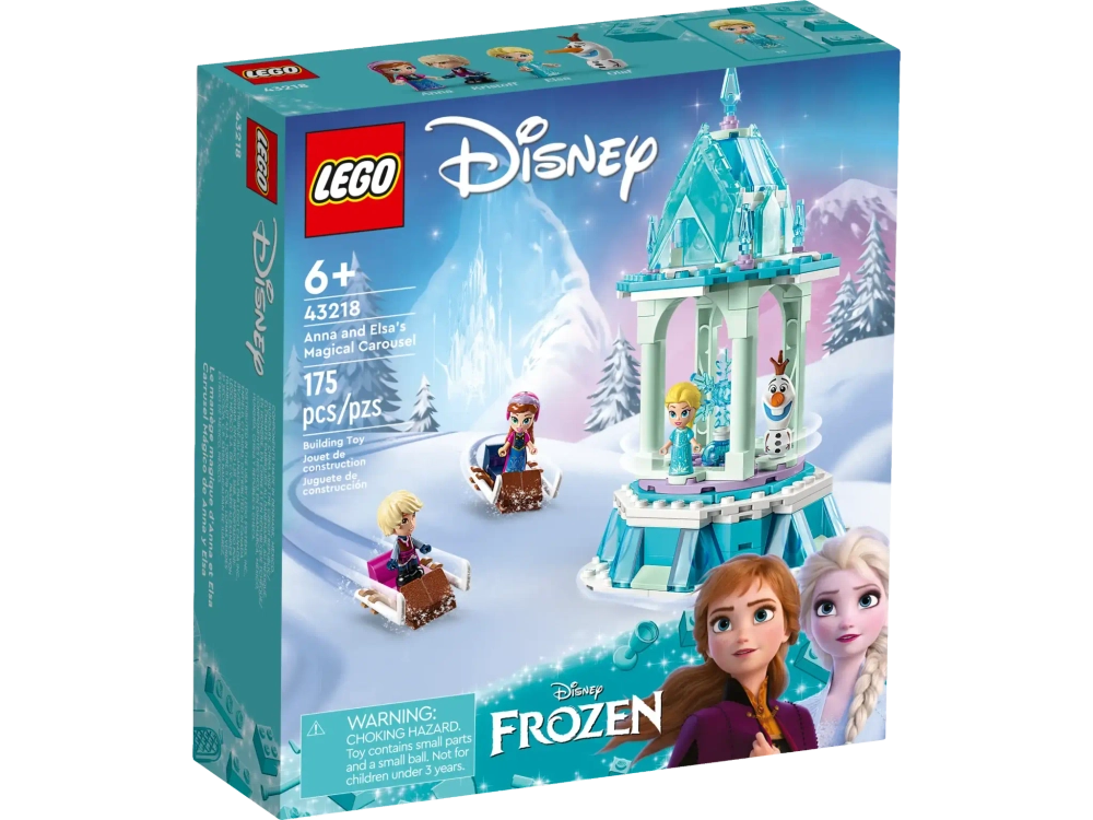 Конструктор LEGO Disney 43218 Волшебная карусель Анны и Эльзы