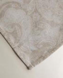 ZARA HOME САЛФЕТКИ С ПРИНТОМ "ПЕЙСЛИ" (2 ШТ.), БЕЖЕВЫЙ