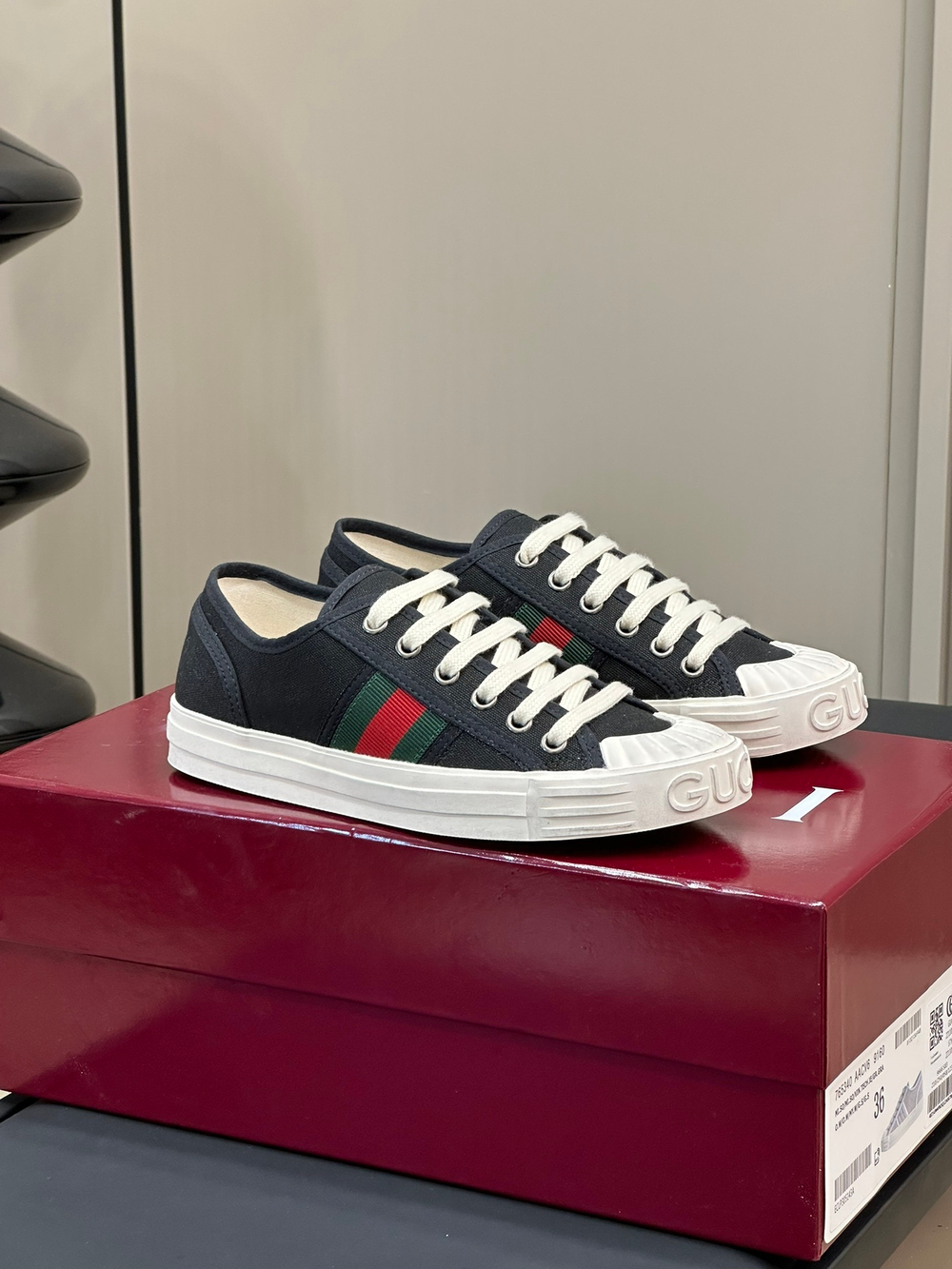 Gucci Ace Sneaker With Web