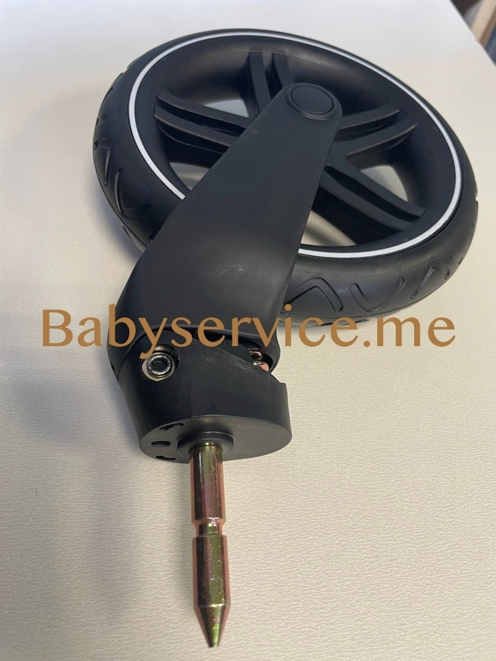 Колесо Happy Baby Luna Pro переднее черное