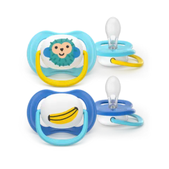 Əmzik\  Ultra air soother, 6-18m, deco boy, 2-pack