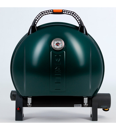 Гриль газовый O-GRILL 900МT bicolor черный-зеленый (в комплекте адаптер тип А)