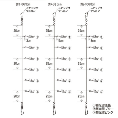 Снасть на корюшку Hayabusa HS303