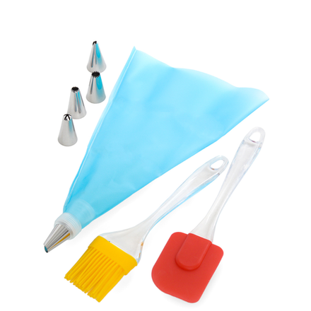 Кондитерский набор 6 насадок + лопатка+кисть