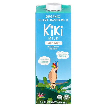 Kiki Milk, Органическое молоко на основе орехов и семян, макинтош, 946 мл (32 жидк. унц.)