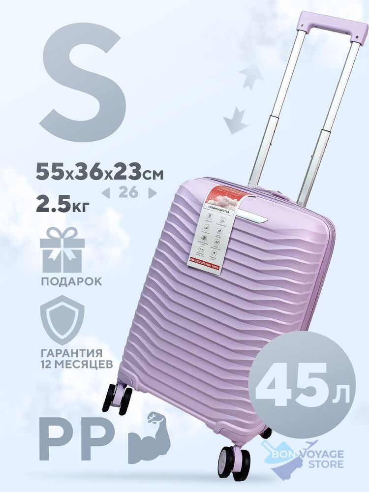Ручная кладь MYBAG PP, Лиловый, S