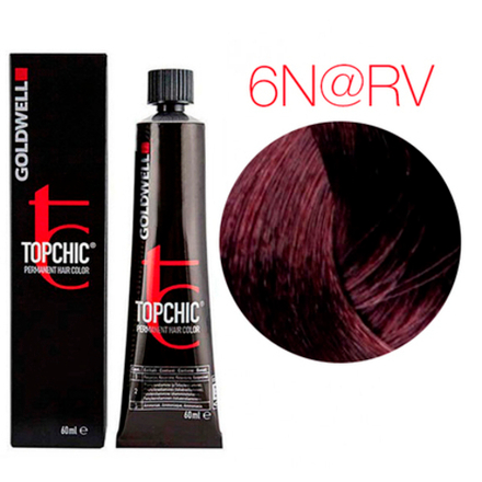 Goldwell Topchic 6N@RV темный блонд с красно-фиолетовым сиянием 60 мл