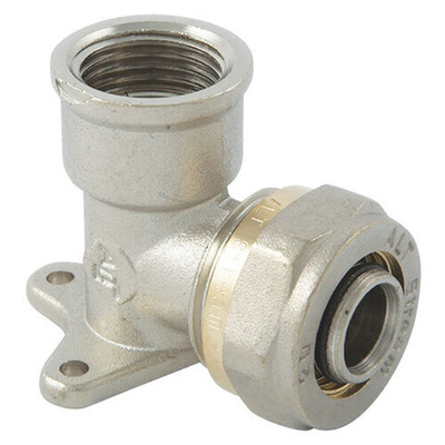 Угольник AltStream цанговый 20x1/2" внутренняя резьба с креплением