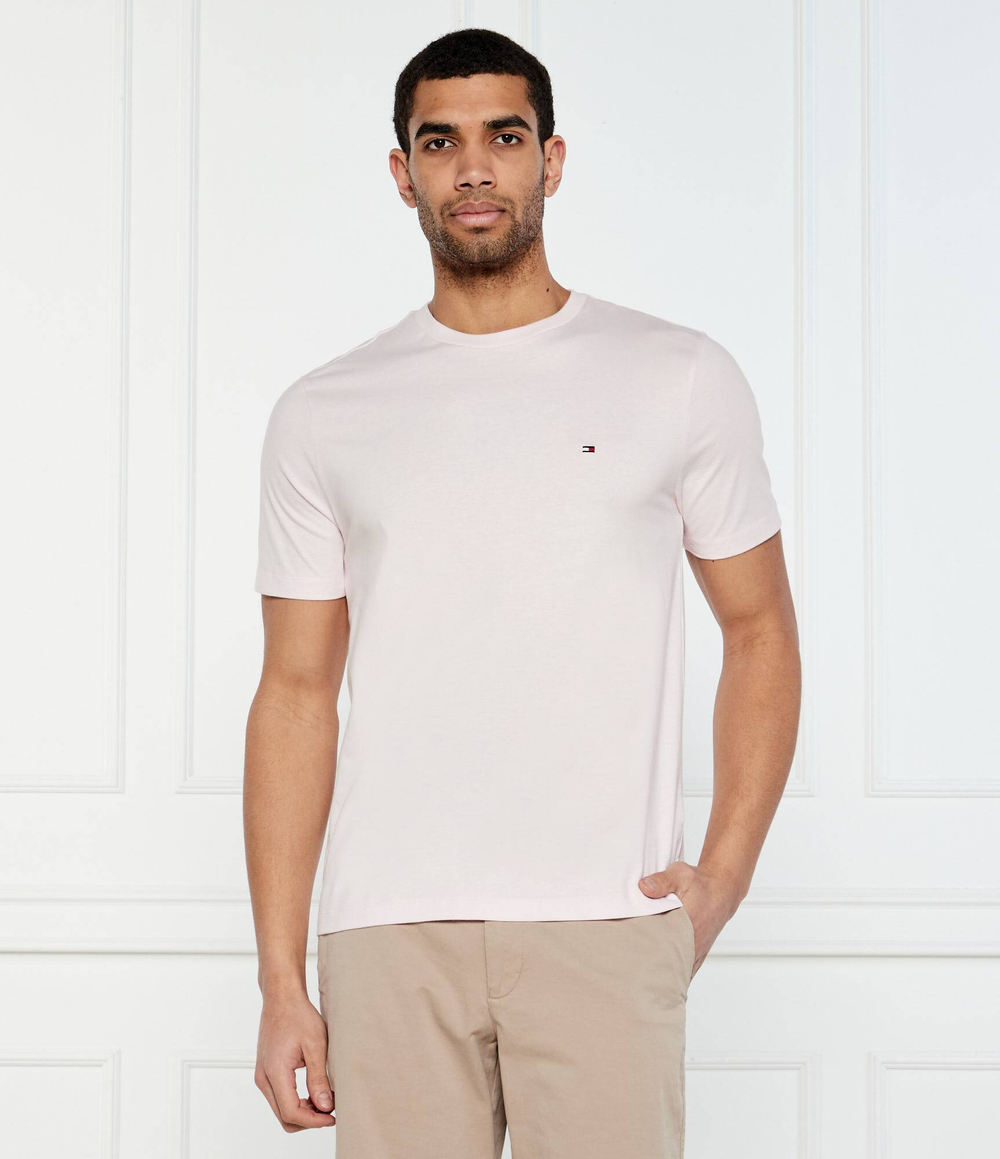 Футболка Tommy Hilfiger - пудро-розовый(MW0MW39995)