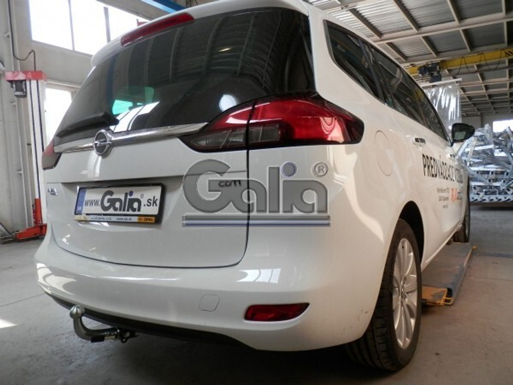 Фаркоп оцинкованный Galia O062A для Opel Zafira Tourer C 2012-(паспорт и сертификат в комплекте)(без электрики)