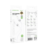 Кабель Lightning -TypeC BOROFONE BX106 27W (белый) 1м