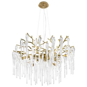 Подвесная люстра 10*G9 10350/760 AB античная бронза Waterfall LOFT IT